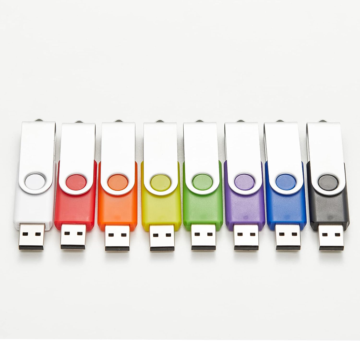 50 Clé USB 2.0 Flash Drive USB Pivotant