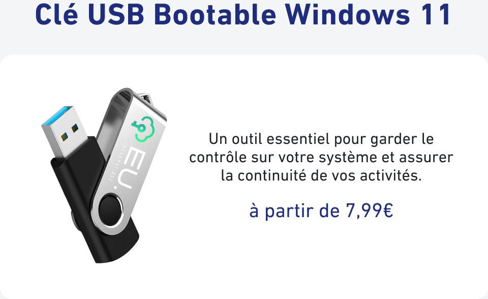 Clé USB Bootable Windows 11