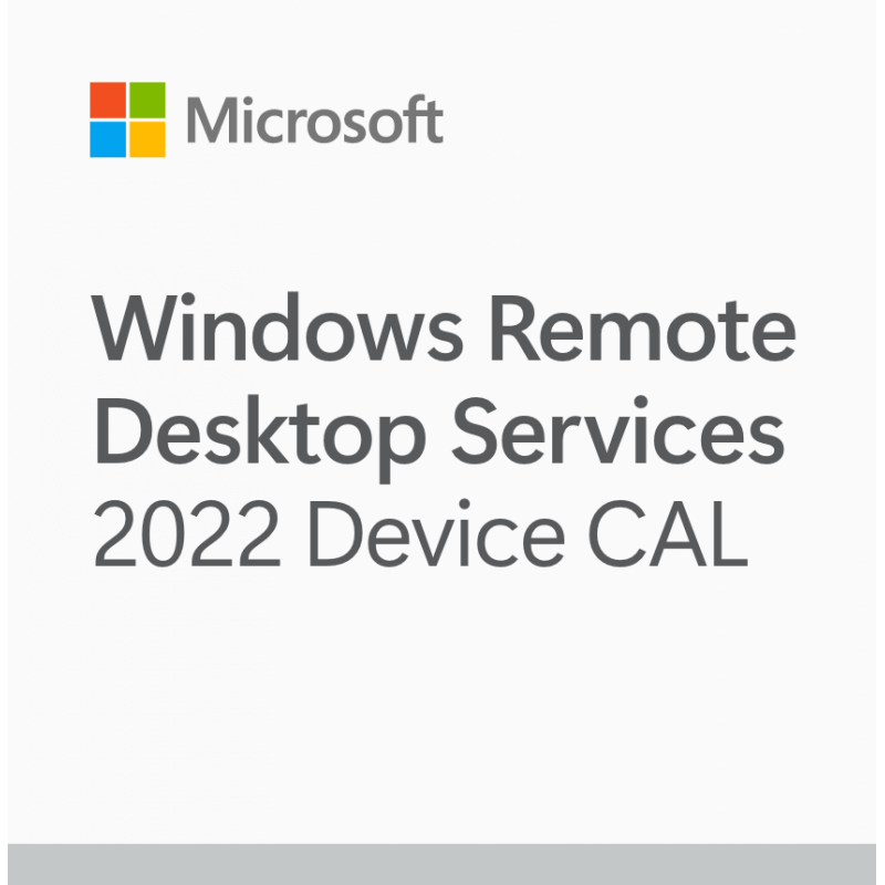 Licence Windows Server 2022 Remote Desktop (RDS) – 50 Cals Device – Neuf Sous Blister