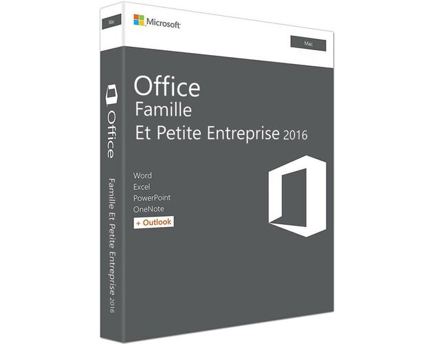 Office 2016 Famille et petite entreprise pour Mac