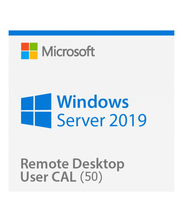 Windows Server 2019 Remote Desktop Services (RDS) 50 devices connections