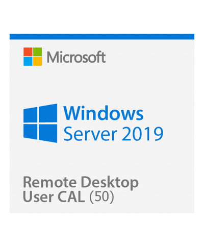 Windows Server 2019 Servicios de Escritorio Remoto (RDS) 50 conexiones de dispositivos